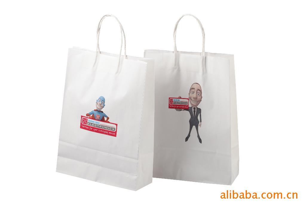 优质圆纸绳提手购物袋