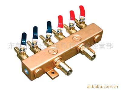 供应分流阀 不锈钢单控制阀气管分配器气流阀气管分流器