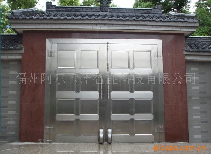 不锈钢大门配套使用走轮式智能遥控平开门机别墅开门机工厂开门机