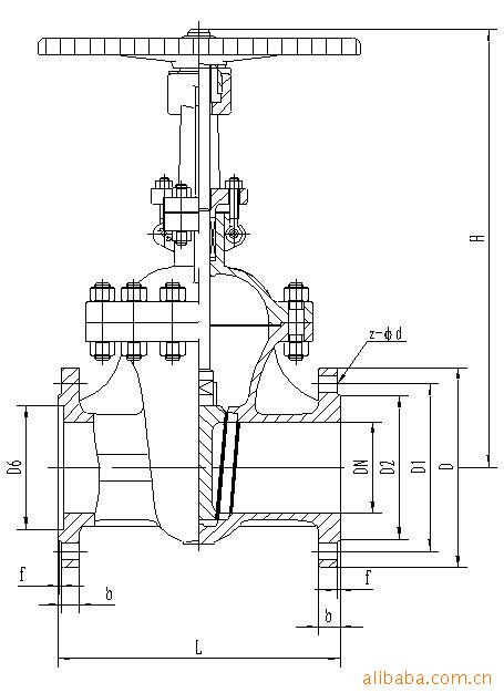 Z41H-16C 法兰闸阀