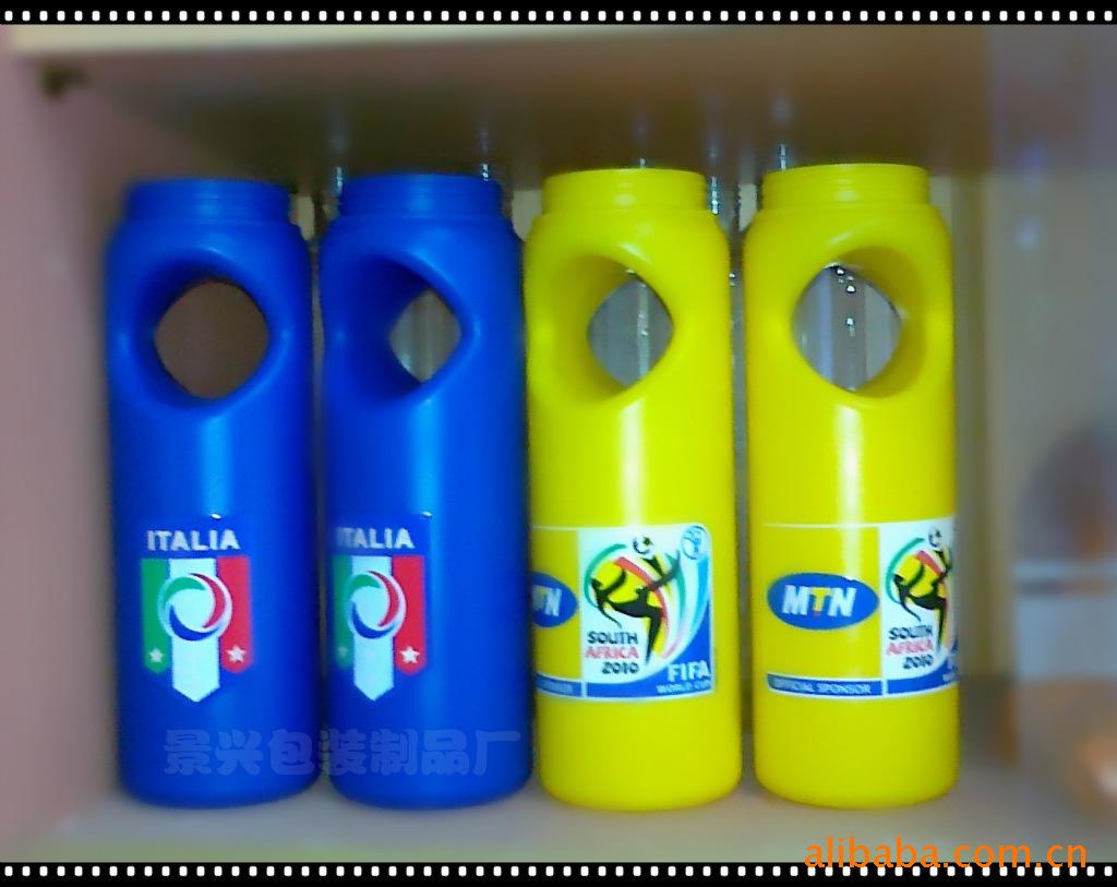 [厂价直销] 吹塑及UV丝印加工PE运动塑料水壶