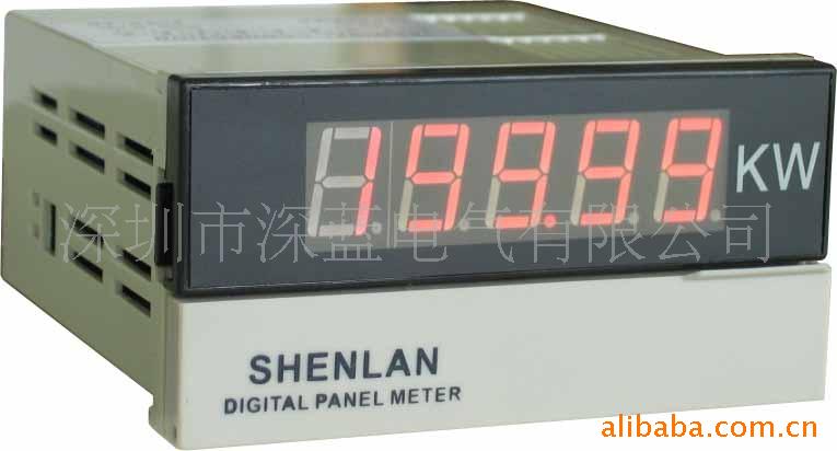 供应48*96高精度四位半数字显示单相交流有功功率表SP5-W1100