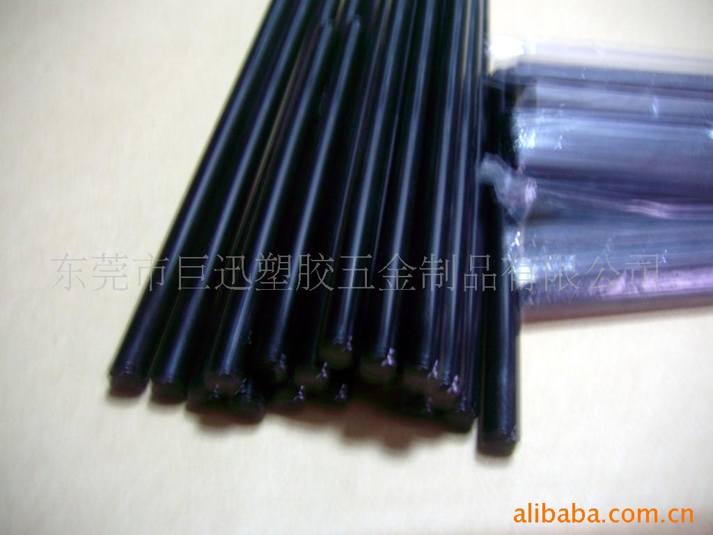 厂家直供压克力黑色水晶棒 压克力透透明水晶棒 黑色水泡棒