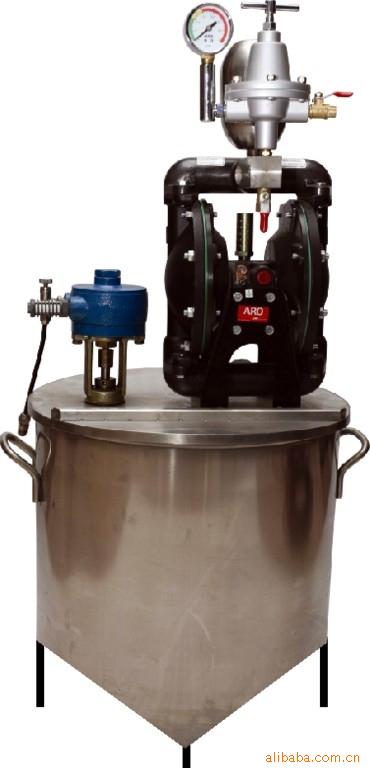 供应桶式搅拌型气动隔膜泵 供漆系统专用