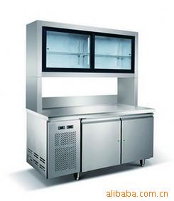 厂家供应平台连上架冷藏柜  商用厨房冰箱冷冻冷柜