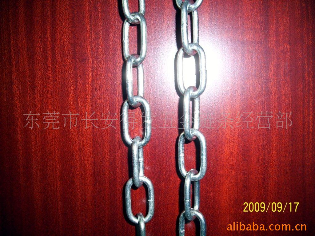 大量生产SS400黄色绿色5.0粗秋千用焊接铁链/圆环铁链条