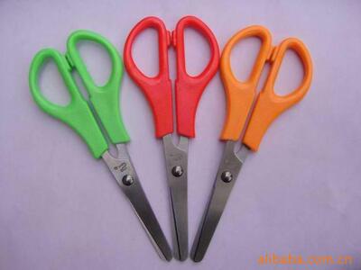 The Eight Banners Stainless steel to work in an office Scissors 5 student scissors 138AA Solid Color