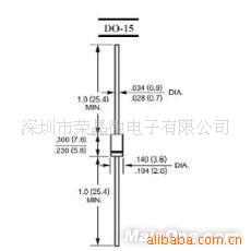 2A整流二极管 RL207  RL205