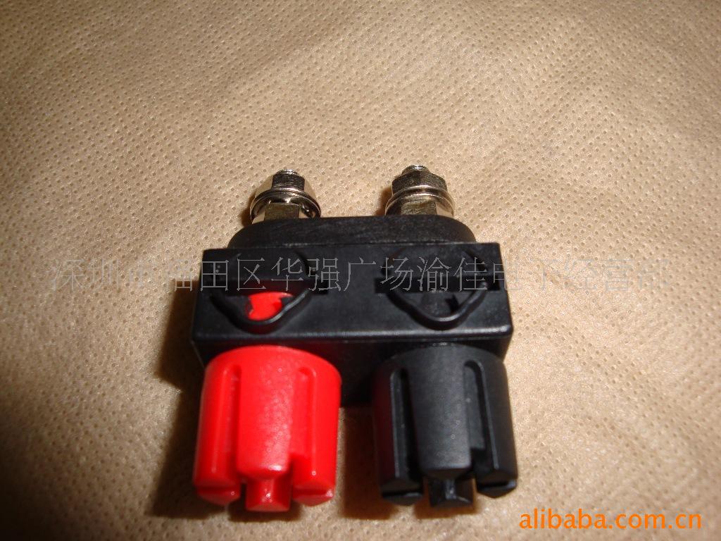 梅花接线柱 双拼接线柱 音箱功放接线端子 香蕉插座