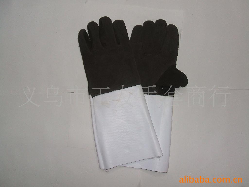 厂家直销鞋革皮反绒皮无里泡沫电焊手套,劳保手套焊工手套皮手套