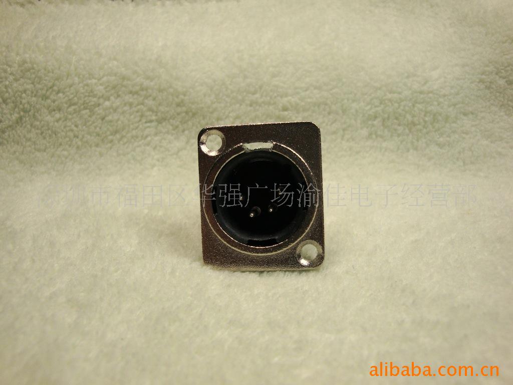 金属4P卡龙插座 4芯卡侬公座 音响话筒插座 4芯平衡插座