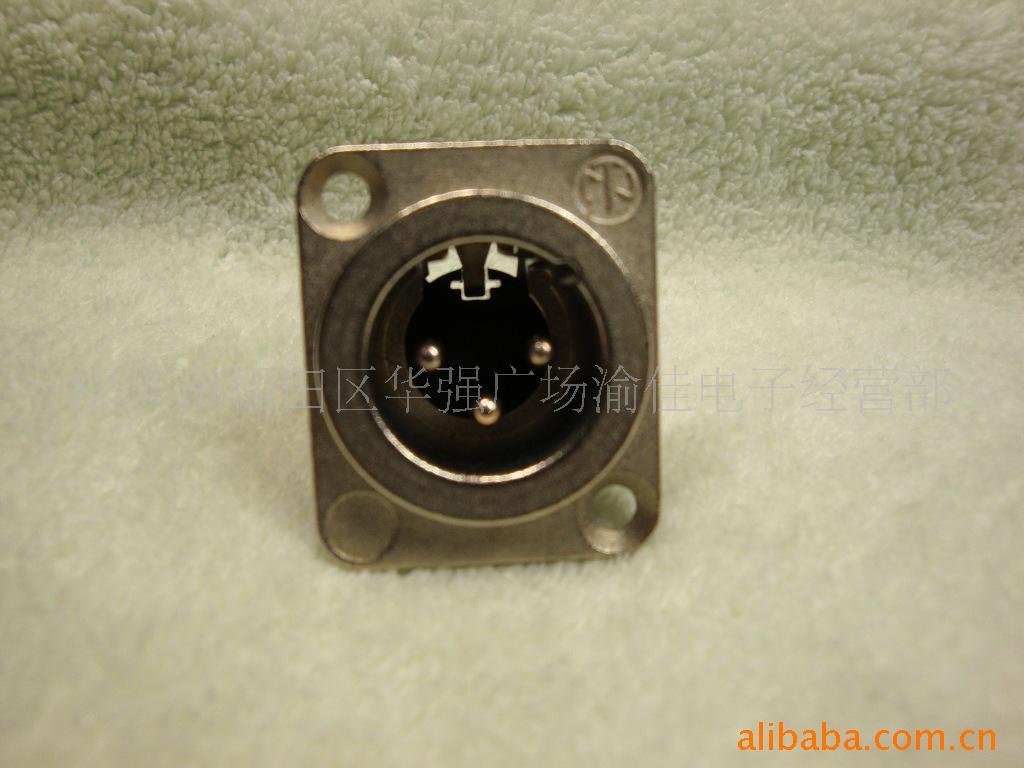 3芯卡龙公座 3P卡侬公座 话筒插座 平衡插座