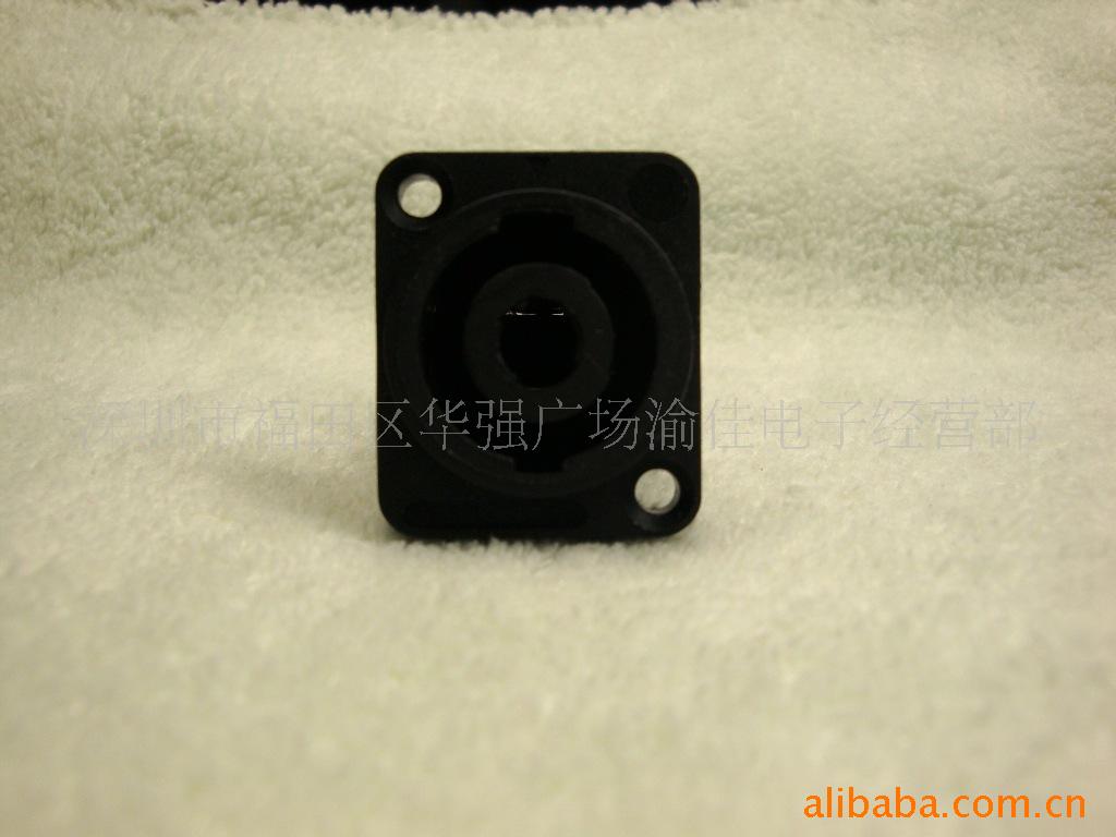 4P音箱小方座 音响专用插座 4芯欧姆插座