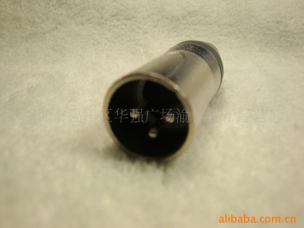 3芯卡龙插头 3芯话筒插头 金属3P卡侬插 平衡插