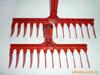 Supply of high -quality iron rake straight tooth -headed head twisting tooth rake head grass rake gardening tool