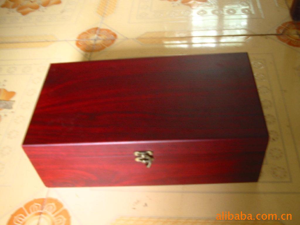 供应红酒木盒 热销款！ 曹县木艺品 厂家定做