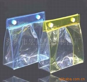 工厂供应pvc立体袋、扣子袋、塑料袋