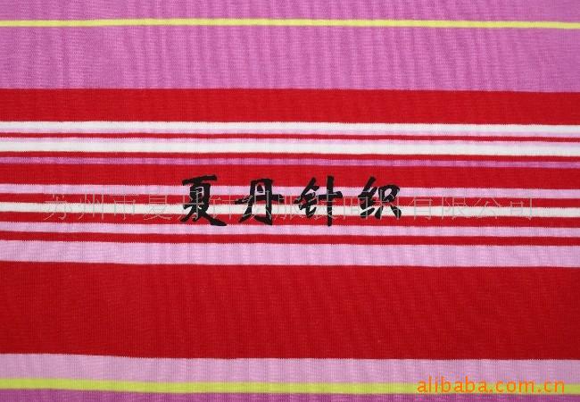 精梳棉+··D氨纶彩条大循环汗布(图)，PIMA棉，长绒棉，调线汗布