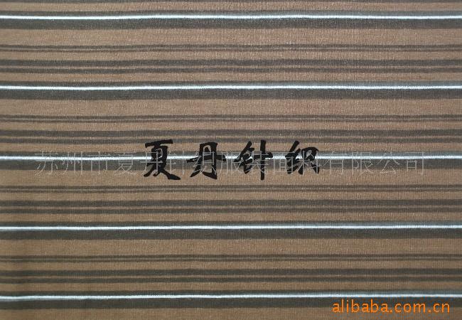 供应·人棉氨纶彩条汗布(图)，兰精人棉，调线汗布，大循环汗布