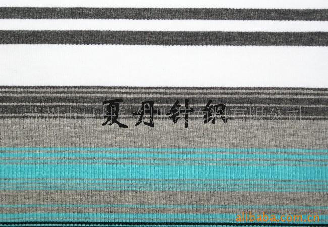 供应·棉+··D氨纶大循环汗布(图)，PIMA棉，彩条，弹力汗布