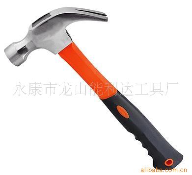 厂家直销美式包塑柄羊角锤子 五指包塑柄羊角锤子