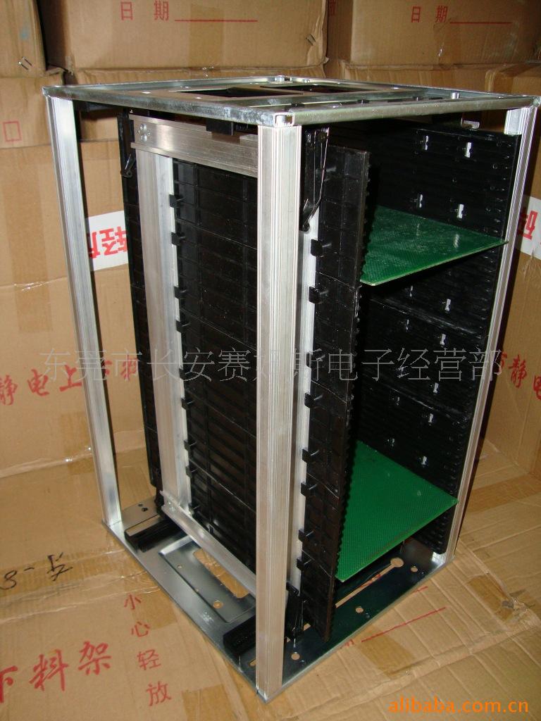 PCB自动上板架收集架静电箱防静电上料架静电笼防静电产品基板架|ru
