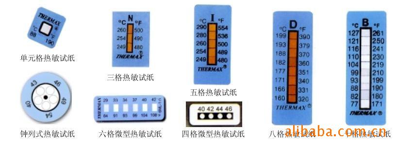 英国TMC温度试纸热敏贴纸测温贴