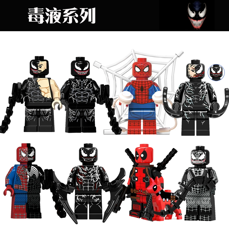 Lego, heroes, constructor, wooden man, minifigures, Marvel, Spiderman