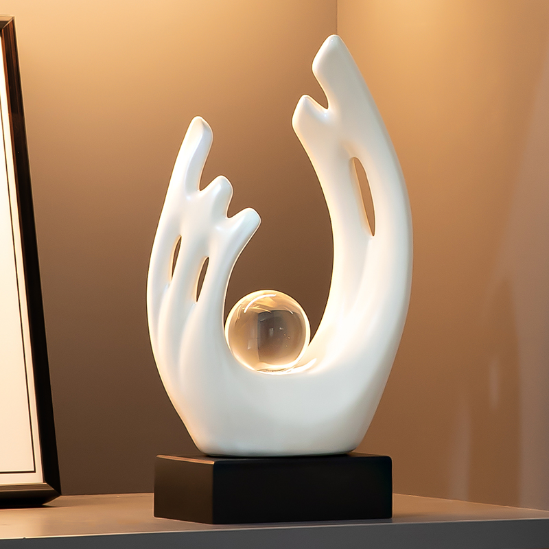 Prosperous and Auspicious Ornaments, Wine Cabinet Decorations, Light Luxury, High-End Living Room, High-Class Home Office Art