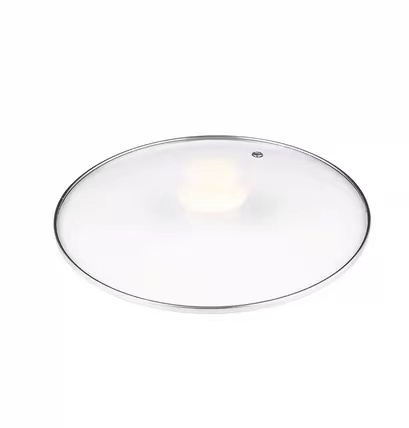 Electric Pot Lid Glass Lid Tempered Glass Lid Electric Wok Lid Visual Glass Lid Anti-Scalding Handle