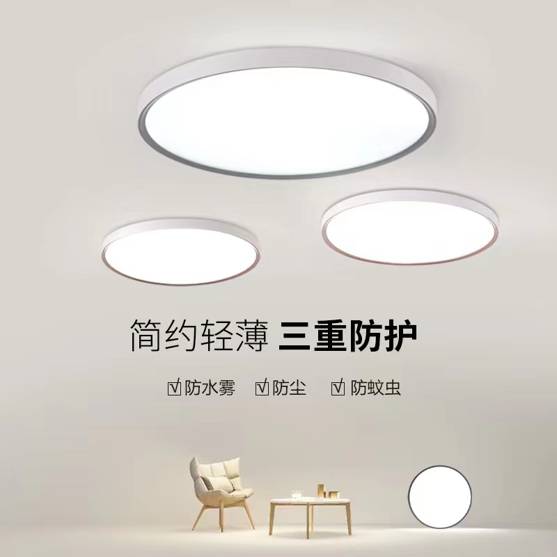 Led Ceiling Light, Simple, Modern and Elegant, 2025 New Model, Master Bedroom Light, Round Balcony, Hallway, Room Lighting Fixtures