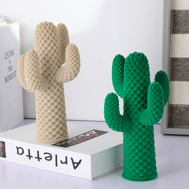 Scandinavian Creative Cactus Study Room Decoration Ornaments Childlike Accessories Cartoon Kidsren's Plants Resin Home Art