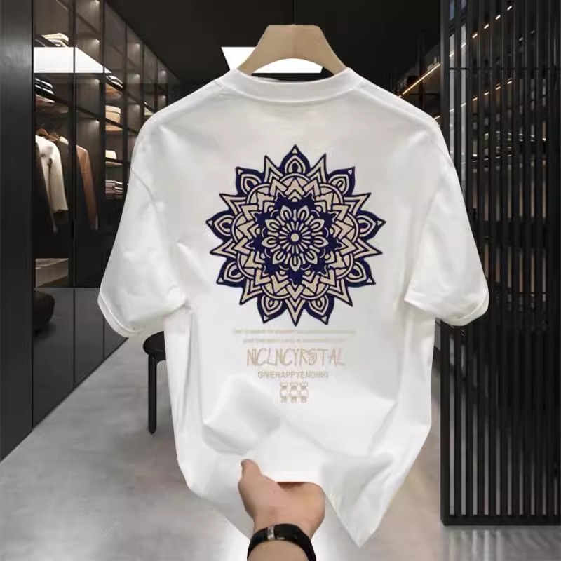 American-Style Trendy Short-Sleeve T-Shirt, Unisex, 2025 Summer New Model, Loose, Heavy-Duty, Casual Half-Sleeve Top