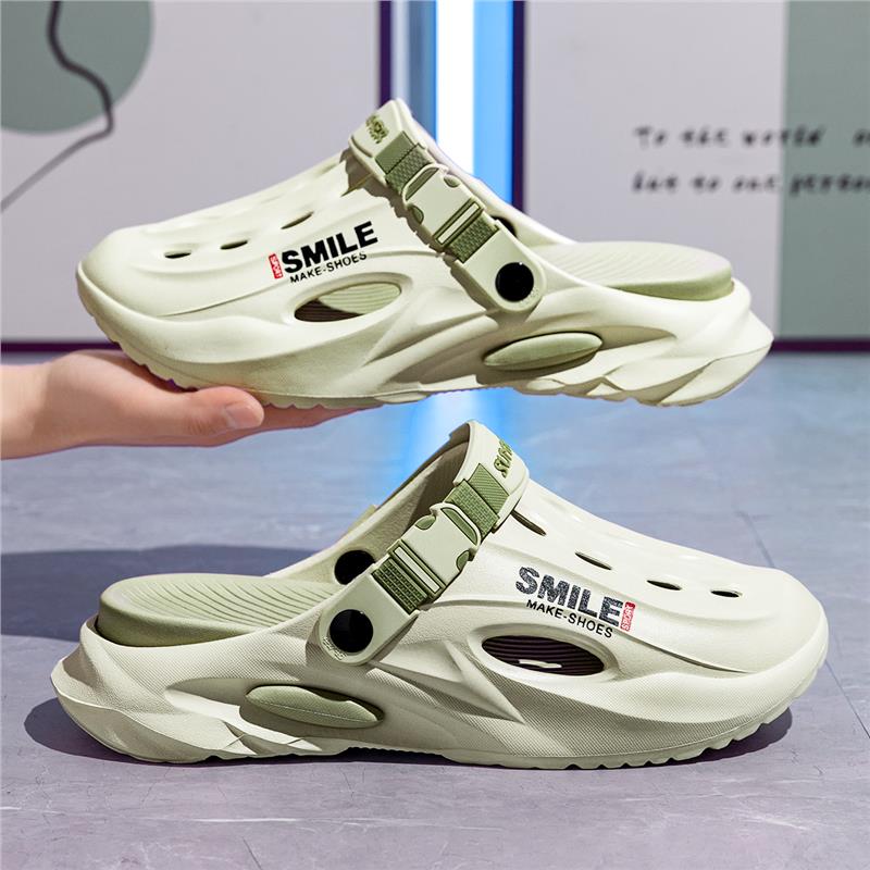 Stomp Shoes Men's Summer 2025 New arrival Outdoor Home Non Slip Sandals Men Driving Dual-Use Beach Shoes