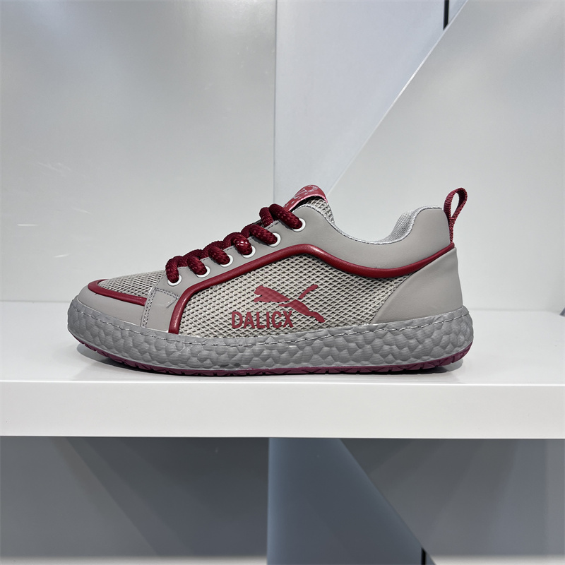 2025 Summer Trendy Men Trendy Shoes Soft Sole Lightweight Casual Easiest for match Fashion Classy Breathable Leather Patchwork Men's Shoes