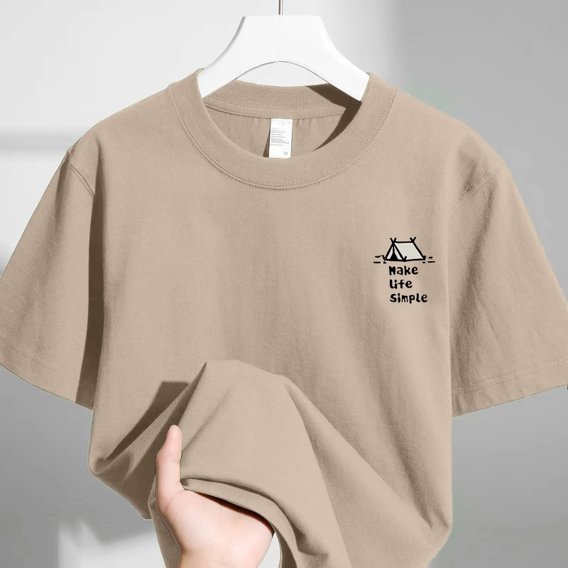 Mall Clearance~ Big Brand Outlet Clearance Bargain American Hong Kong Style Trendy Casual Unisex Pure Cotton Short-Sleeve T-Shirt Plus Size