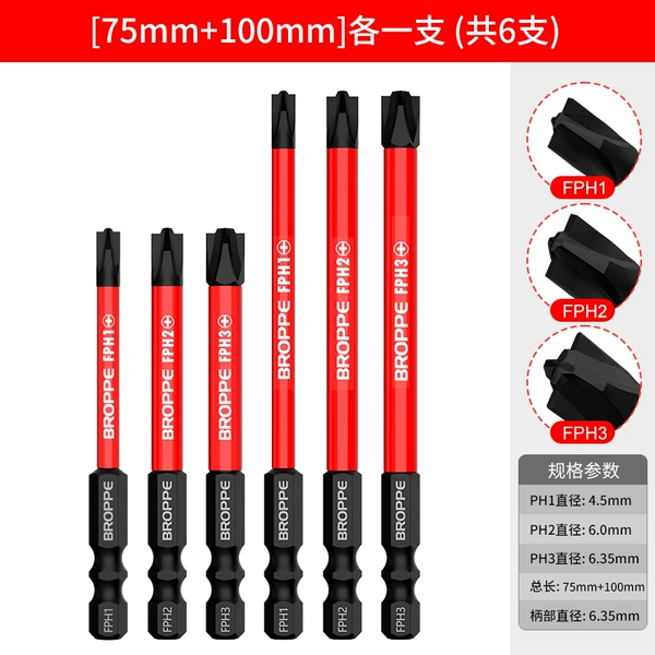 75mm, 100mm