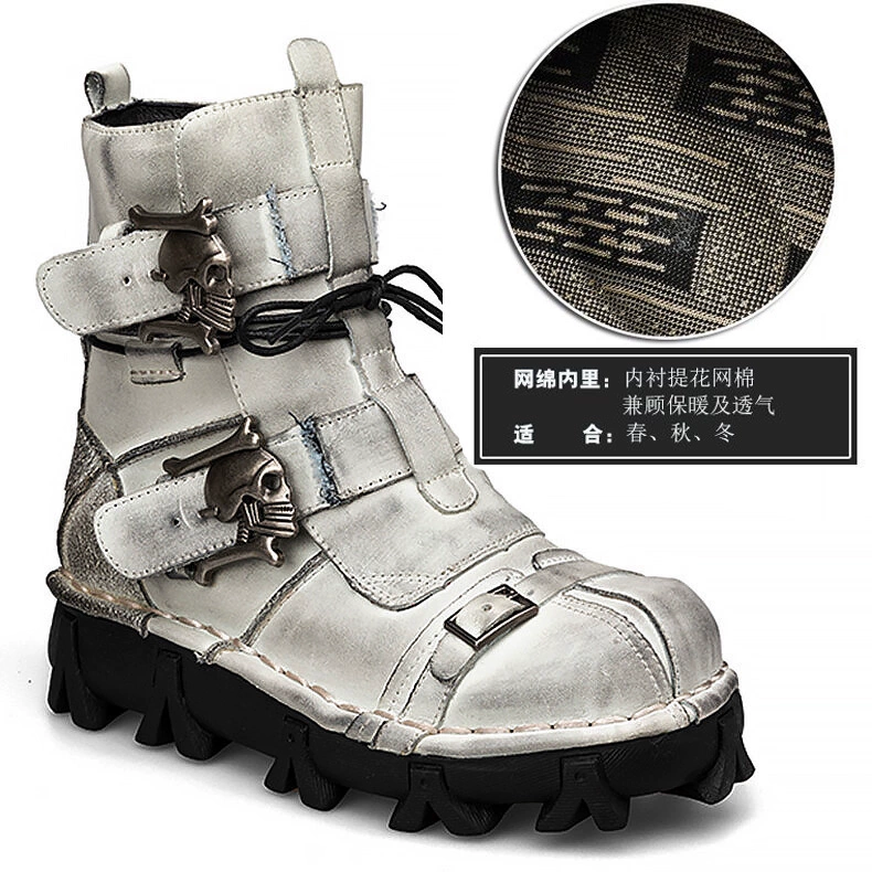 Ботинки Martens 2022, платформа, кожаные, панк-стиль, массивная подошва