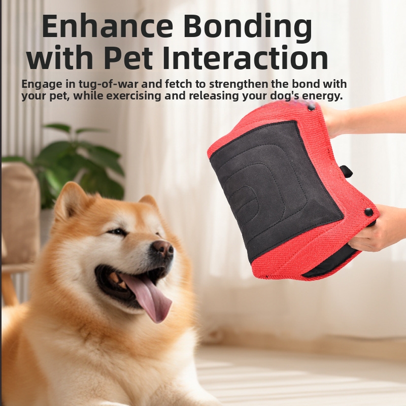 Fournitures pour animaux de compagnie, dressage canin, coussin à mâcher en tissu résistant aux déchirures, cible à mâcher en cuir de vachette, entraînement au vol et à la course._voghion.com