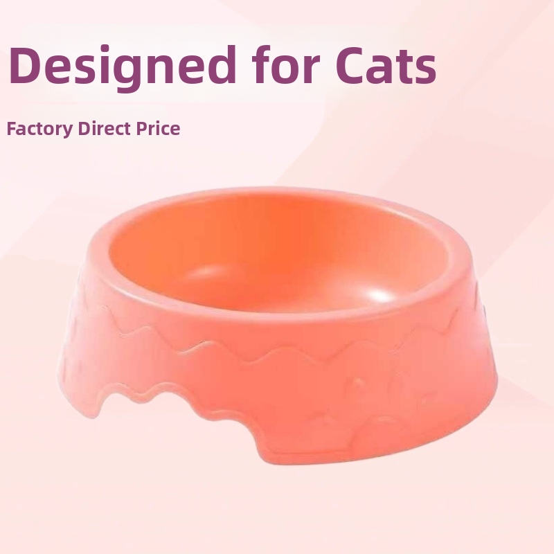 Comedouro para gatos em plástico taça inclinada para cães e gatos_voghion.com