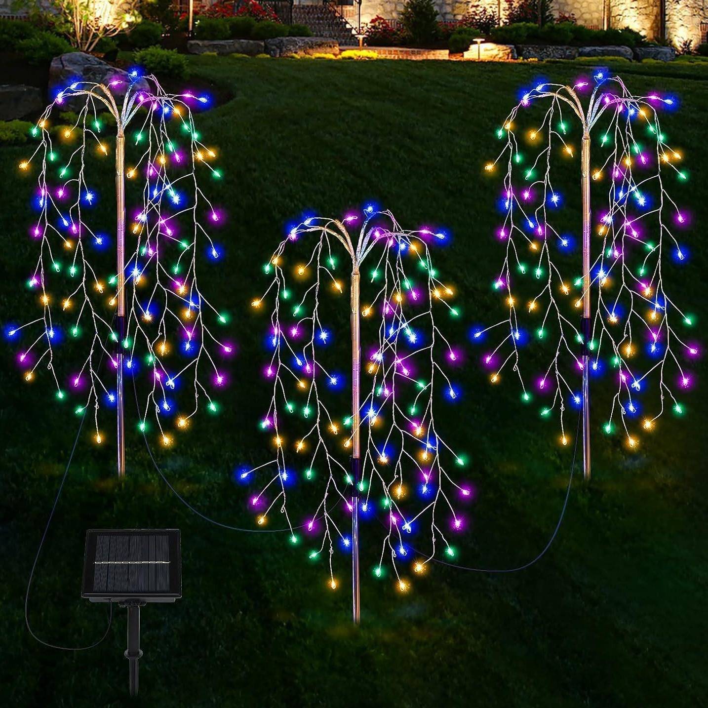 Solar Powered LED String Lights for Courtyard Lawn Firecrackers Christmas And Other Festive Occasions New Type_voghion.com
