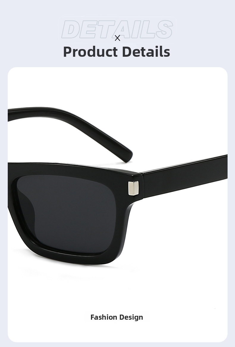 Stylish Square Frame Sunglasses Uv Protection For Women_voghion.com