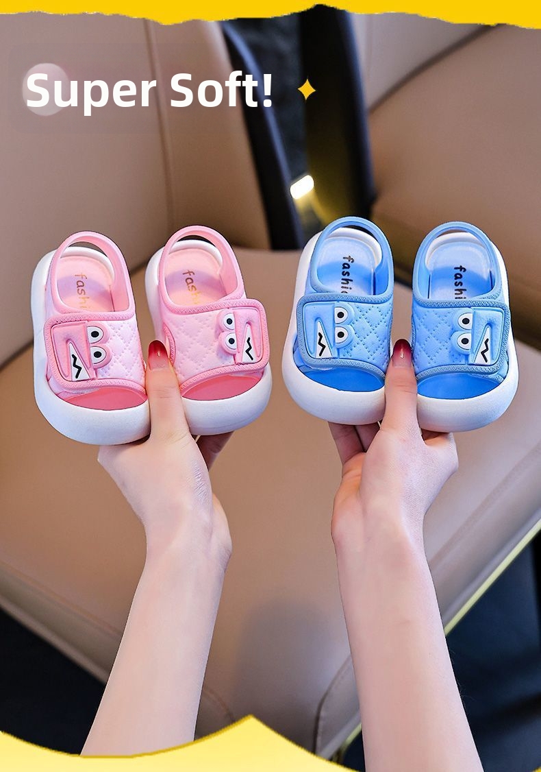 Babysandaler med mjuk sula halkfria strandskor för småbarn_voghion.com