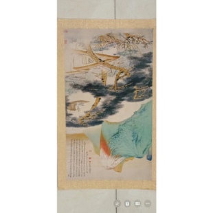 Factory wholesale retro diverse Chinese painting Chinese decorative hanging painting landscape scroll painting animal scroll welcome to order
