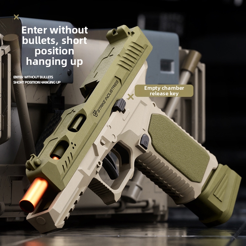 SIG17 Glock pistool replica met patroonuitwerper, zacht pistool, mechanisch automatisch vuurwapen, gevechtsmodel, kinderspeelgoed_voghion.com