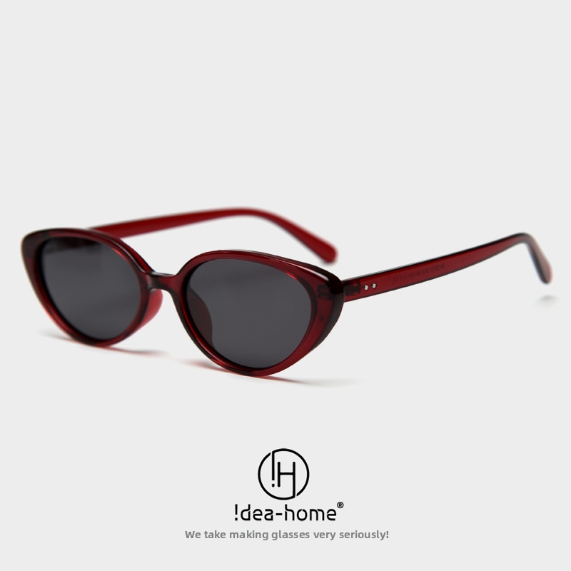 Occhiali da sole polarizzati TR90 a forma di gatto 72510, stile street di tendenza, design retrò europeo e americano per uomo e donna_voghion.com