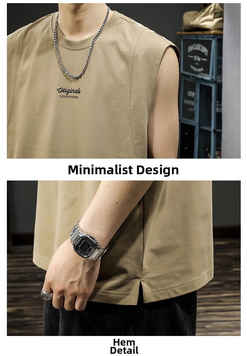 Men's Clothing Men's Quick Drying Sleeveless T-Shirt Summer Vest Style Base Layer Innerwear Outerwear For Formal & Casual_viptrois.com