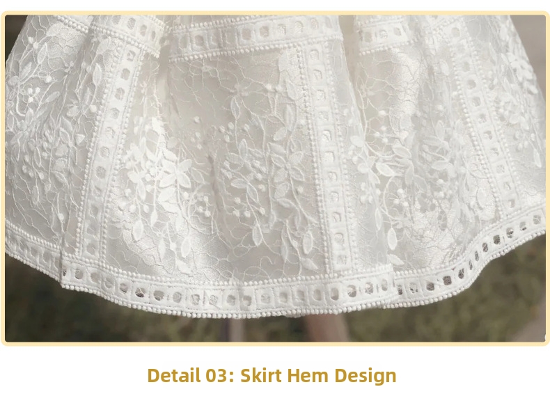 Vestido de princesa con mangas abullonadas y estampado niña_voghion.com