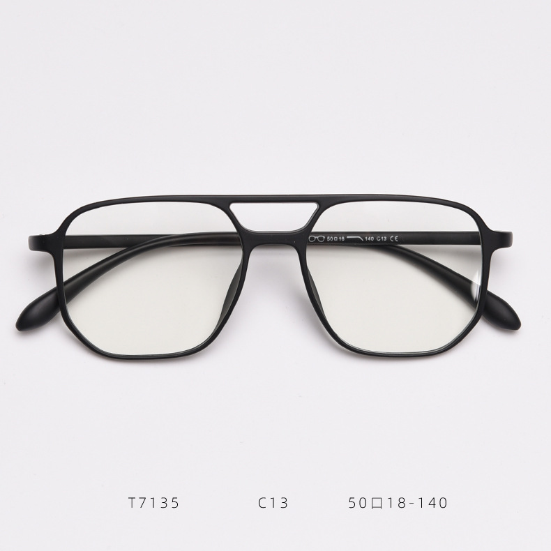 Trendy Korean Style Women's Eyewear Frames With Double Bridge_voghion.com
