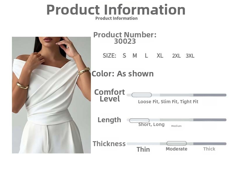 Spring Women's Sexy Off-Shoulder Irregular Neck Tank Top/Short Sleeve Clothing_ecoleips.com